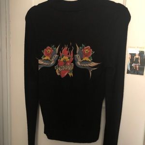 LUCKY BRAND zip up sweater